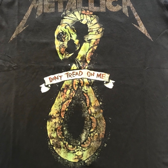 Metallica DON’T TREAD ON ME T-Shirts M, L, XL NWT - Picture 3 of 6